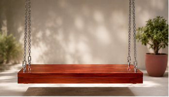 Complete Swing in Mahogany timber finish
